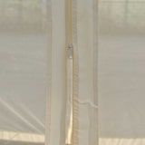 thumbnail of Pergola Cadiz, Garten Pavillon, stabiles 7cm-Gestell mit Seitenwand + Moskitonetz ~ creme 4x4m