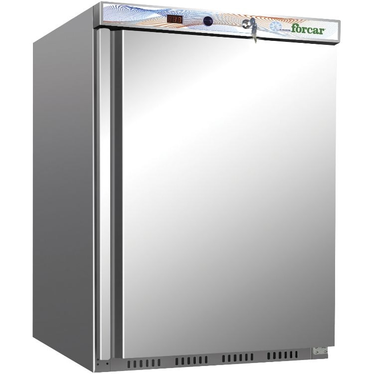 Armadio frigorifero professionale 1 porta, lt.130, temp. +2°/+8°C, statico con ventilatore interno, Gas R600a Ecologico, Classe A - mod.G-ER200SS