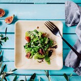 thumbnail of BIOZOYG 200 Stück Einwegteller 23x23cm Palmblatt-Teller, quadratisch, biologisch abbaubar, umweltfreundlich, kompostierbar, Wegwerfteller