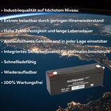 thumbnail of Multipower Blei-Akku MP4-12D Pb 12V / 4Ah Faston 4,8