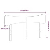 thumbnail of vidaXL Kopfteil Wachsbraun 160 cm Massivholz Kiefer