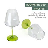 thumbnail of Milano Weißweinglas green line 2er Set aus Polycarbonat 450 ml bruchfest BPA-frei leicht ideal für Wein Rose Schorle