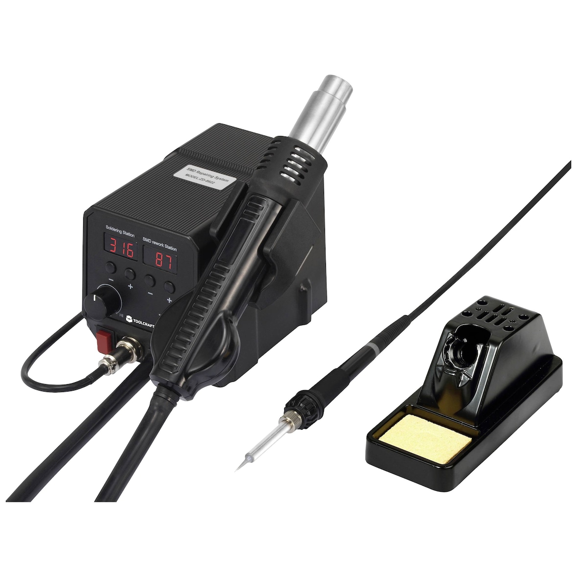 TOOLCRAFT Löt-/Entlötstation digital 360 W 50 - 480 °C TO-4861965