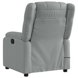 thumbnail of vidaXL Massagesessel Hellgrau Stoff