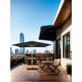 thumbnail of METRO PROFESSIONAL Vierkante parasol, aluminium, 3 x 3 m, waterafstotend, antraciet/platinum