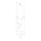thumbnail of Helloshop26 - Doccia solare da giardino nera da 215 cm e 18 litri 03_0009353