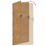 thumbnail of vidaXL Poort 105x205 cm cortenstaal