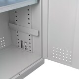 thumbnail of PROREGAL Gefahrstoffschrank | HxBxT 192x92x58cm | Lichtgrau