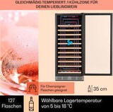 thumbnail of Klarstein Vinovilla Grande 127 Built-in Uno Weinkühlschrank 320 Ltr 127 Fl. LED Edelstahl