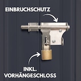 thumbnail of Albatros Premium Fahrradgarage  – verzinktes Metall in Anthrazit  | für bis zu 4 Fahrräder | wetterfester Fahrrad Garage, abschließbar