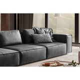 thumbnail of KAWOLA Sofa CARMO 4-Sitzer Leder anthrazit