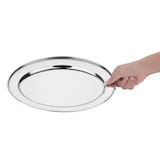 thumbnail of Olympia ovale RVS serveerschaal 35cm