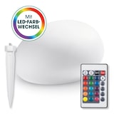 thumbnail of EASYmaxx Solar-Leuchte Stein flach 3,7V weiß