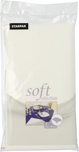 thumbnail of 10x Tischdecke, stoffähnlich, Vlies soft selection 120 cm x 180 cm weiss