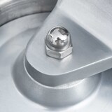 thumbnail of vidaXL Hamburgerpresse mit 500 Trennpapieren Aluminium 10 cm