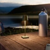 thumbnail of Akku-Tischleuchte Nuindie Pocket dimmbar LED IP54 USB-C tragbar 210mm tannengrün