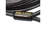 thumbnail of METRO PROFESSIONAL Cavo di sicurezza di 3 m in acciaio, guaina in PVC, con 2 anelli alle estremità, grigio
