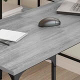 thumbnail of vidaXL Schreibtisch Grau Sonoma 139x139x75 cm Holzwerkstoff