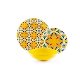 thumbnail of Excelsa vajilla de 18 piezas Ankara de porcelana multicolor