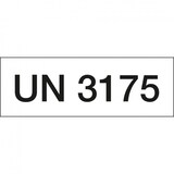 thumbnail of Dreifke® Aufkleber I Gefahrgutaufkleber mit UN-Nummer 3175, Folie, Oberflächenschutz, 147x50mm, 250/Rolle, GGVSEB, ADR