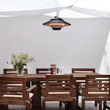 thumbnail of METRO Professional Aquecedor de teto elétrico, alumínio/aço, Ø 42,5 cm x 24 cm de altura, 1500 W, preto