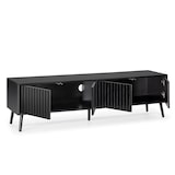 thumbnail of Mueble TV Lluvia 4 puertas color Negro, 160 cm lardo
