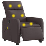 thumbnail of vidaXL Massagesessel Elektrisch Dunkelbraun Stoff