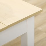 thumbnail of HOMCOM mesa de comedor de madera mesa de cocina rectangular para 4-6 personas estilo moderno para salón carga 50 kg 119x70x75 cm roble