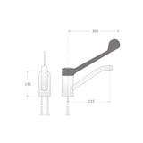thumbnail of Grifo Gerontológico con el Caño Orientable Series ECO - FR-353