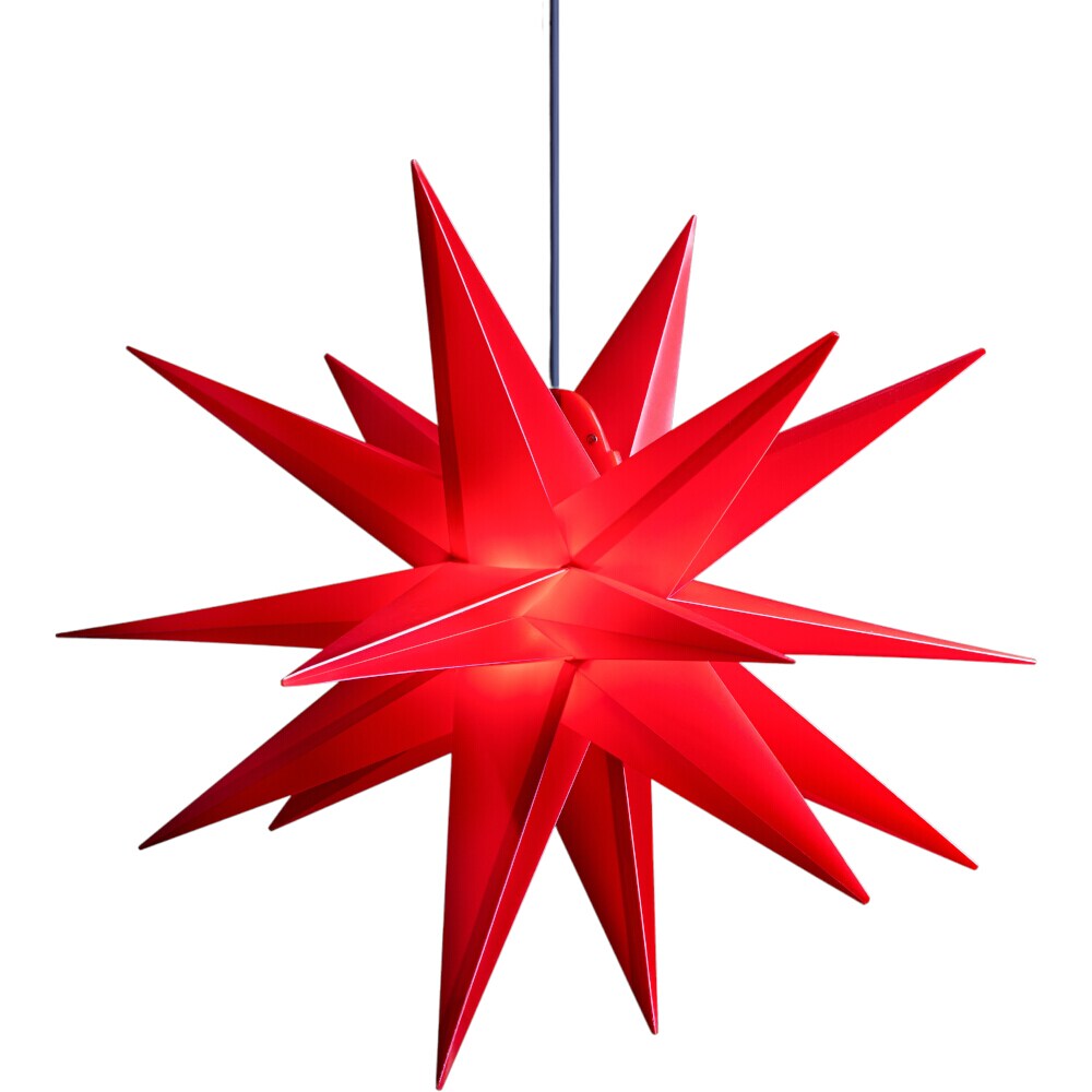 Sterntaler Stern 18 Zacken rot 55 cm