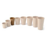 thumbnail of BIOZOYG 1000 Stück Einwegbecher 180 ml / 7,5 oz Pappbecher, Kaffeebecher, ungebleicht, ökologisch, kompostierbar, umweltschonend für Coffee to Go