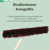 thumbnail of Stabiler Profi Straßenbesen 80cm Breit mit Metall-Stielstabilisator Verstärkung mit Holzstiel 160cm Lang Stiel Arenga-Mix Besen Kehrbesen