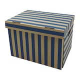 thumbnail of 10x Archivbox 400x320x290mm gestreift extrem stabil bis 250kg stapelbar