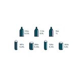 thumbnail of METRO PROFESSIONAL Frigorífico para bebidas GSC2360B, 62 x 63.6 x 175.3 cm, 347 L, negro