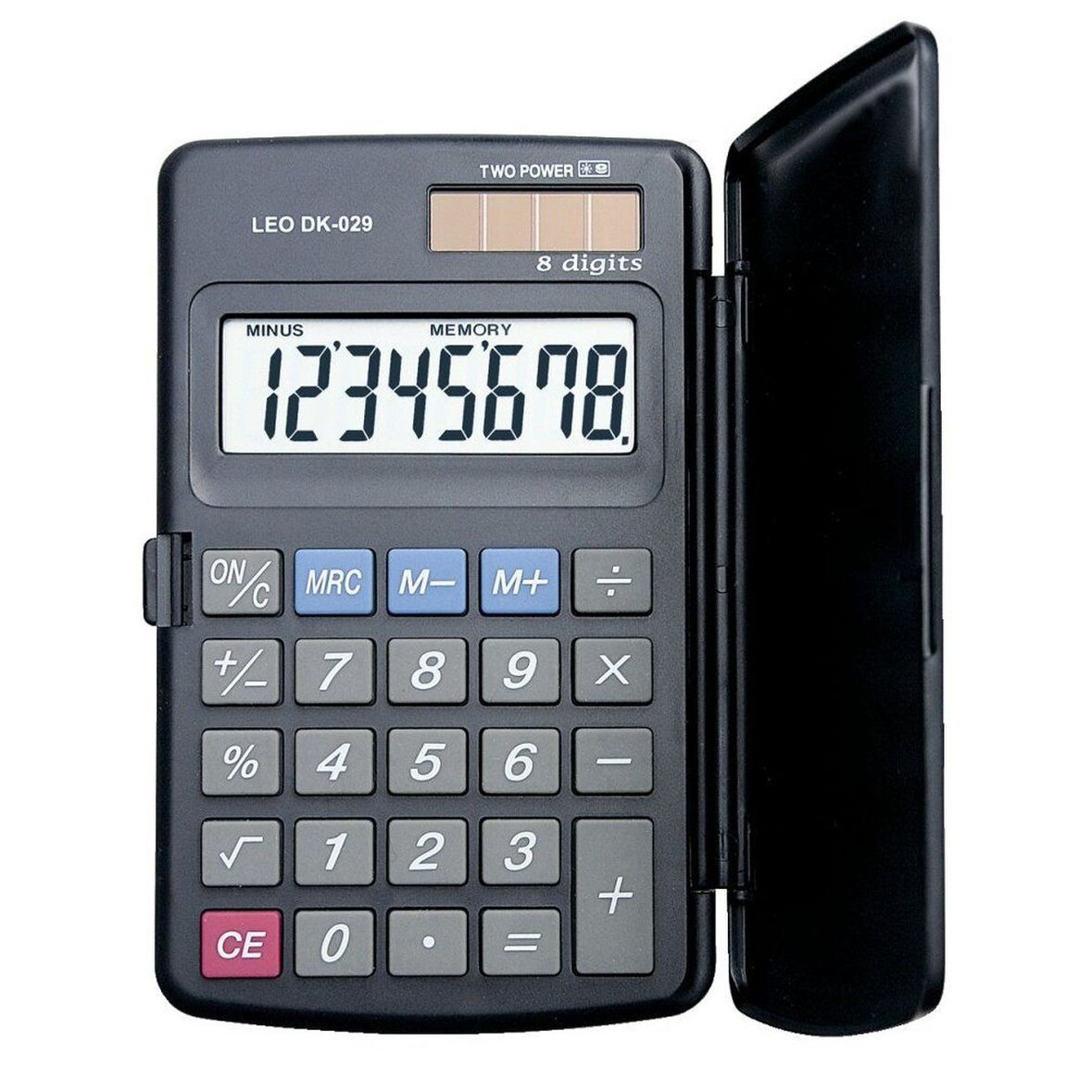 Solar-Taschenrechner DK-029, grau, 8-stellig