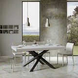thumbnail of Volantis Premium Ausziehtisch 180/440x90 cm Esche weiß Beine anthrazit