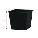 thumbnail of METRO PROFESSIONAL Bloempot/kamerscherm met 4 plantenbakken Barbados, polyrattan, zwart