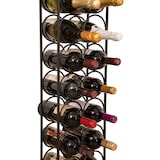 thumbnail of Biscottini Botellero para vino - Botellero metálico para vino - Expositor para vino con capacidad para 16 botellas - Botellero de hierro 105x25 cm