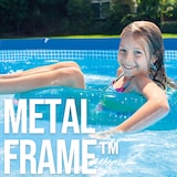 thumbnail of Piscina tubular rectangular con depuradora Metal Frame INTEX