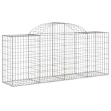 thumbnail of vidaXL Gabionen mit Hochbogen 14 Stk. 200x50x80/100cm Verzinktes Eisen