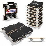 thumbnail of PROREGAL Mega Deal 8x Profi Transportroller HERCULES | BxT 39x39 cm | Traglast 200 kg | 4 Gummirollen & Griff | Siebdruckplatte