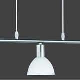 thumbnail of Reality|Trio Pendelleuchte Hängelampe, 3-flammig, nickel matt, Glasschirm weiß