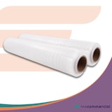 thumbnail of Inoverse Stretchfolie Transparent Wickelfolie, 1.5 kg, 2 Rollen, Für Möbel & Umzug, Palettenfolie, Handstretchfolie