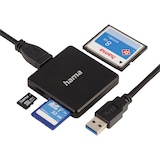 thumbnail of Hama Kartenleser 00124156 SD/microSD/CF USB 3.0 schwarz