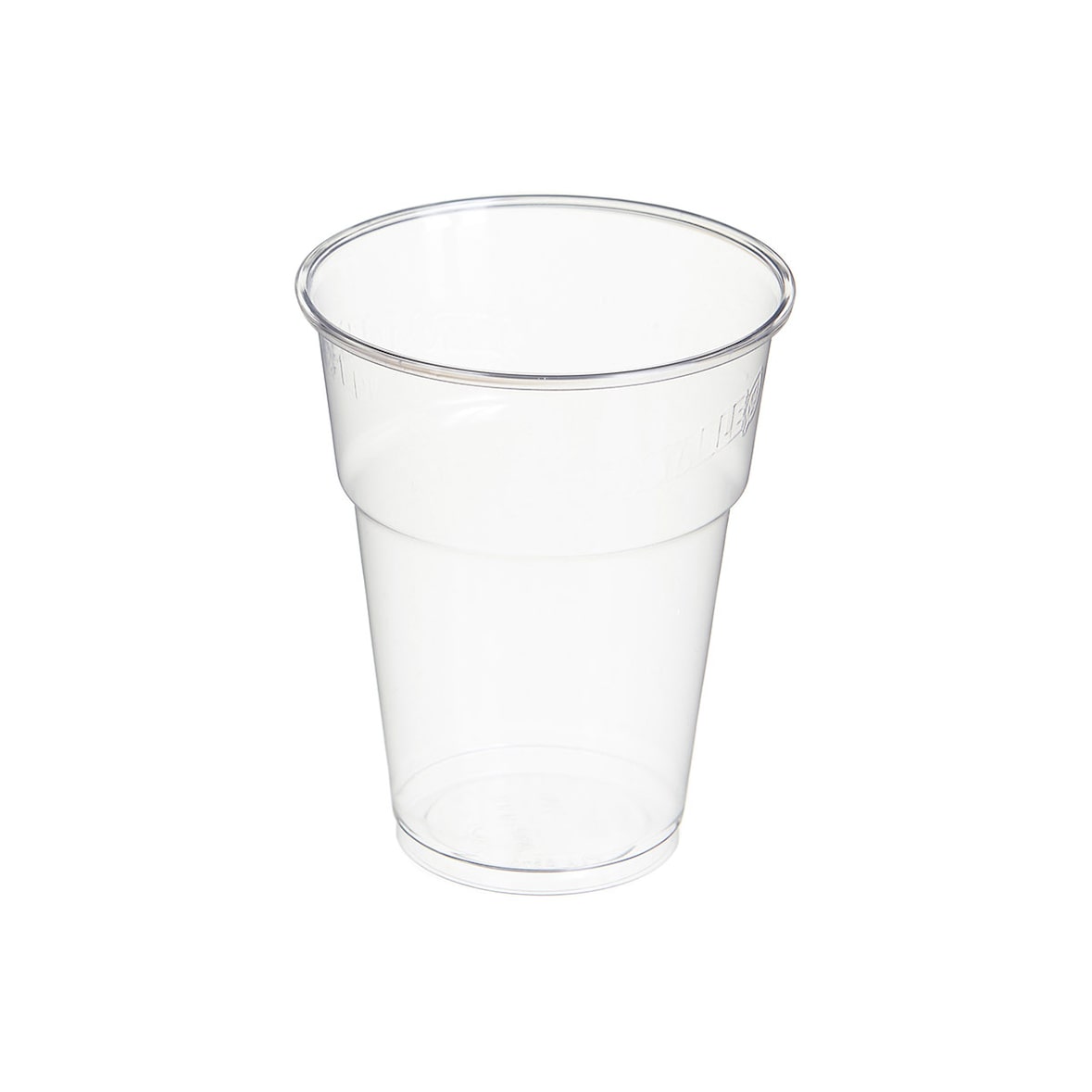 PLA Bio Klarbecher Standard 400/500 ml, gestuft Ø 10 cm Karton (700 Stück)