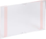 thumbnail of Exacompta 84858HD 10x Exacryl, Plakatträger zum Anschrauben und Ankleben, 1 Fach, A4 Hochformat - Kristall