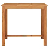 thumbnail of vidaXL 5-tlg. Gartenbar-Set Schwarz Massivholz Akazie und Poly Rattan