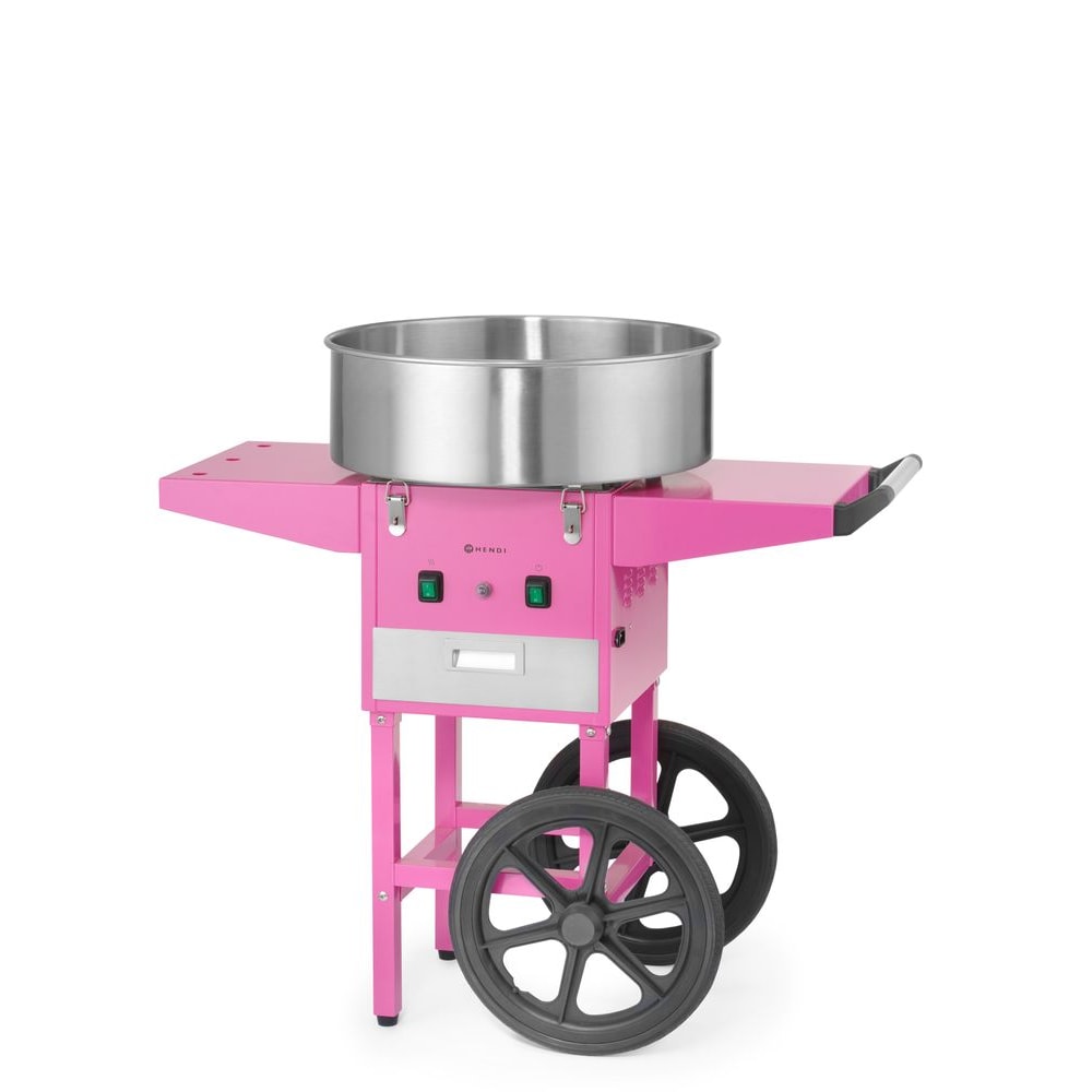 HENDI Suikerspinmachine, Pastelroze, 220-240V/1130W, 948x520x(H)914mm