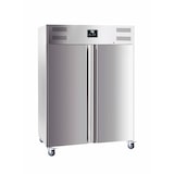 thumbnail of L2G - GN1410BT - armoire refrigeree inox, 2 portes, -18/-22°c ventile, gaz r290, 6 gr. gn2/1, roulettes ø100 mm