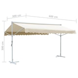 thumbnail of vidaXL Freistehende Markise 600x300 cm Creme